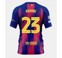 Barcelona Jules Kounde #23 Koszulka Podstawowa 2025-26 Krótki Rękaw